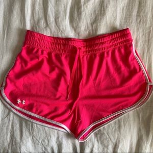 Underarmour hot pink short shorts